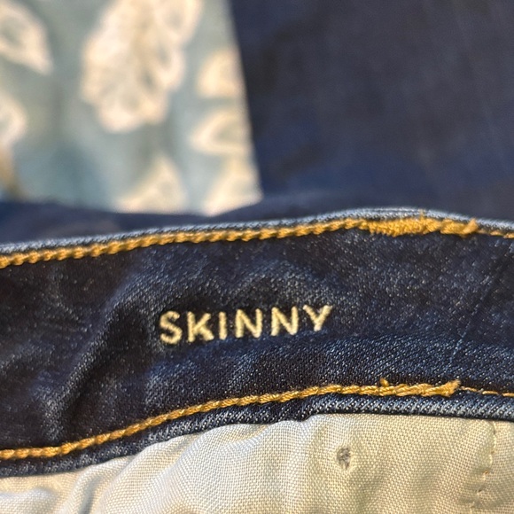 American Eagle Outfitters Women's Dark Blue Skinny Jeans - Picture 5 of 7